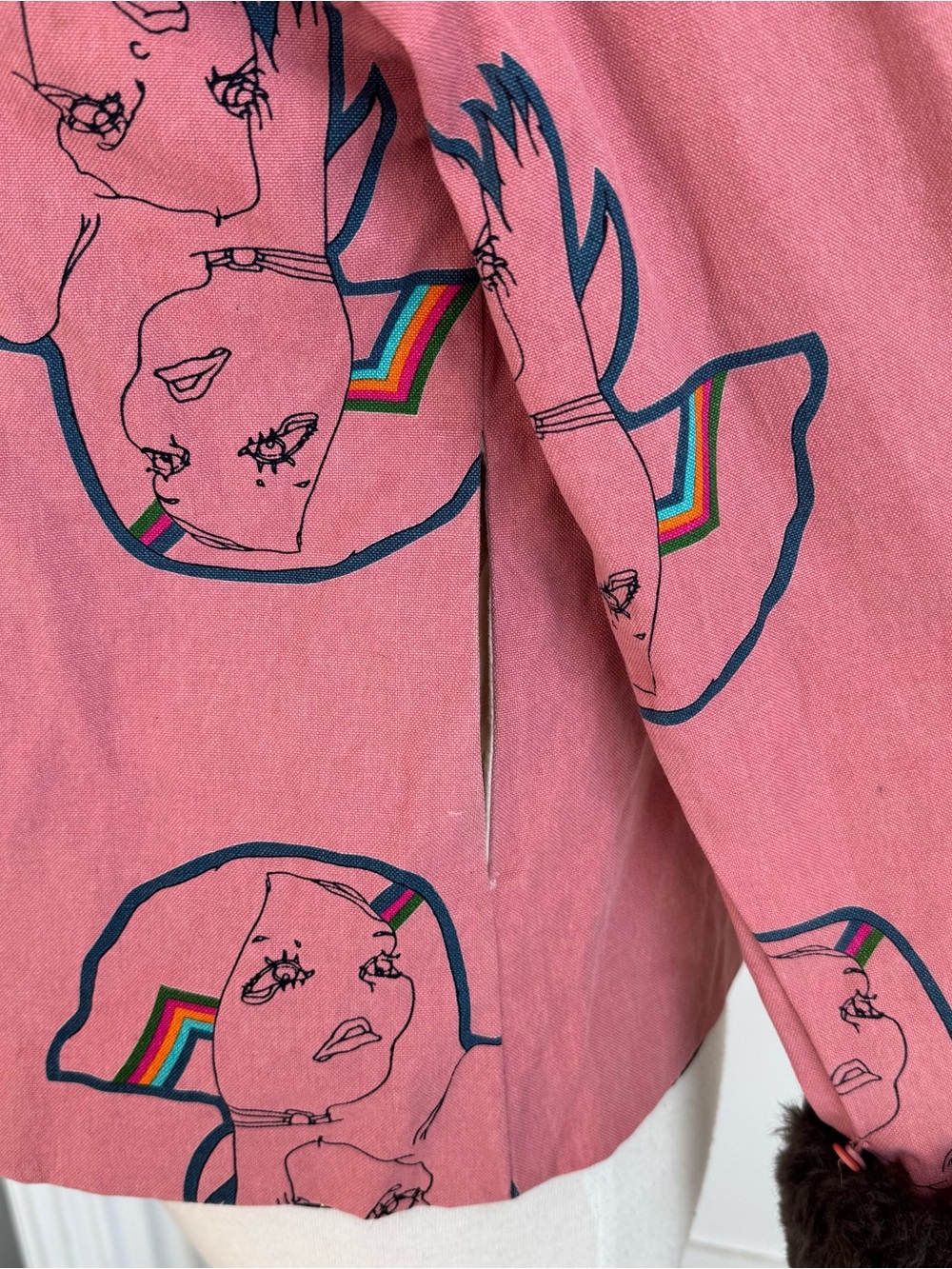 RARE 2000s PEACE NOW Harajuku Jacket - Picture 4 of 5